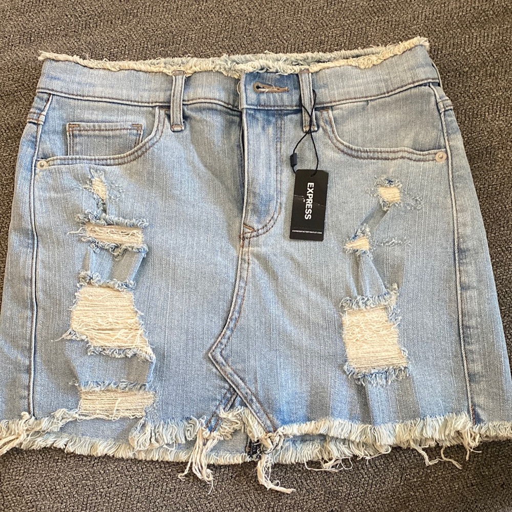Jean skirt from Express
